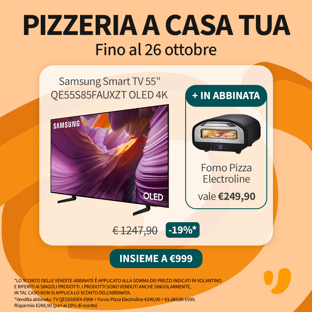 Pizzeria a casa tua - Unieuro